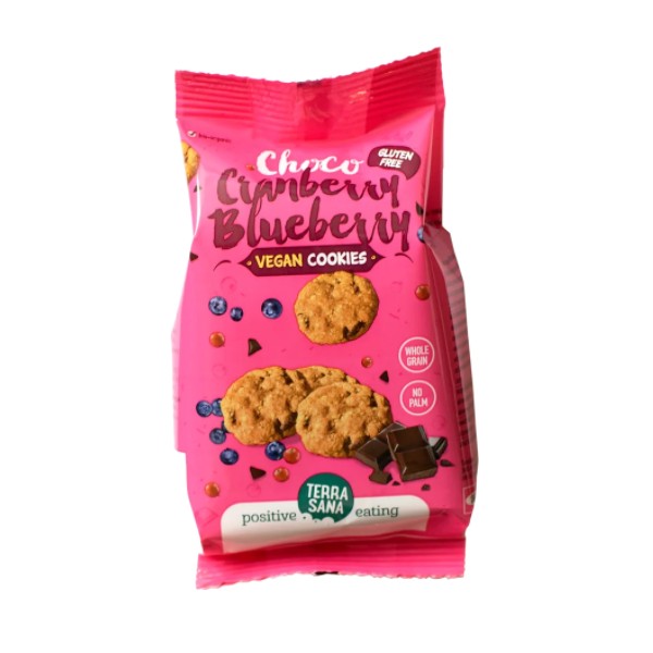 COOKIES VEGAN CHOCO CRANBERRY MYRTIL150g COOKIES VEGAN CHOCO CRANBERRY MYRTIL150g
