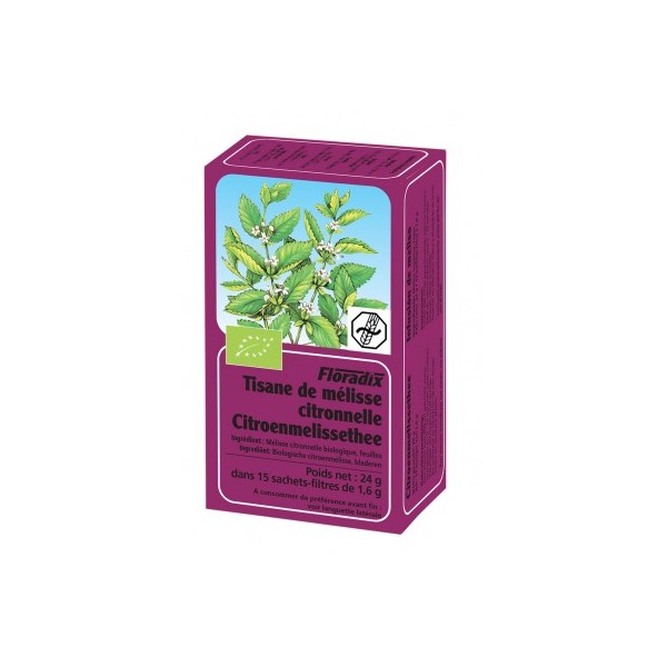 TISANE MELISSE CITRONNELLE 15 sachets TISANE MELISSE CITRONNELLE 15 sachets