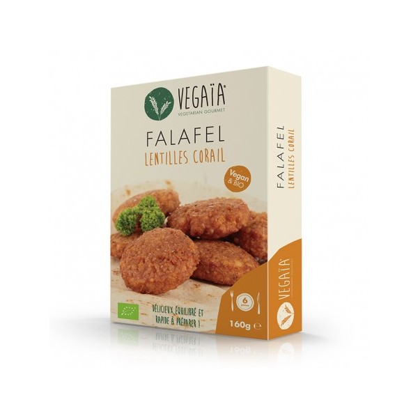 FALAFEL LENTILLES CORAIL x6 160g FALAFEL LENTILLES CORAIL x6 160g