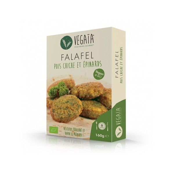 FALAFEL POIS CHICHE/EPINARDS x6 160g FALAFEL POIS CHICHE/EPINARDS x6 160g