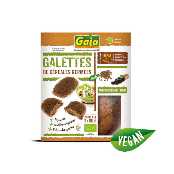 GALETTE REPAS POIS CHICHE/OLIVE 2x100g GALETTE REPAS POIS CHICHE/OLIVE 2x100g