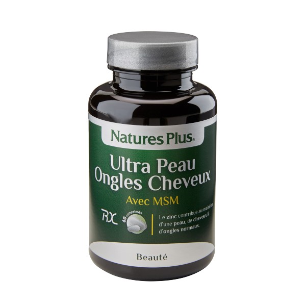 NATURES PLUS ULTRA PEAU ONGLES CHEVEUX 60 COMPRIMES NATURES PLUS ULTRA PEAU ONGLES CHEVEUX 60 COMPRIMES