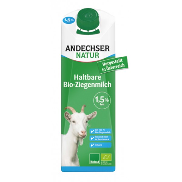 Lait chèvre longue conserv. 1.5 % 1L Lait chèvre longue conserv. 1.5 % 1L