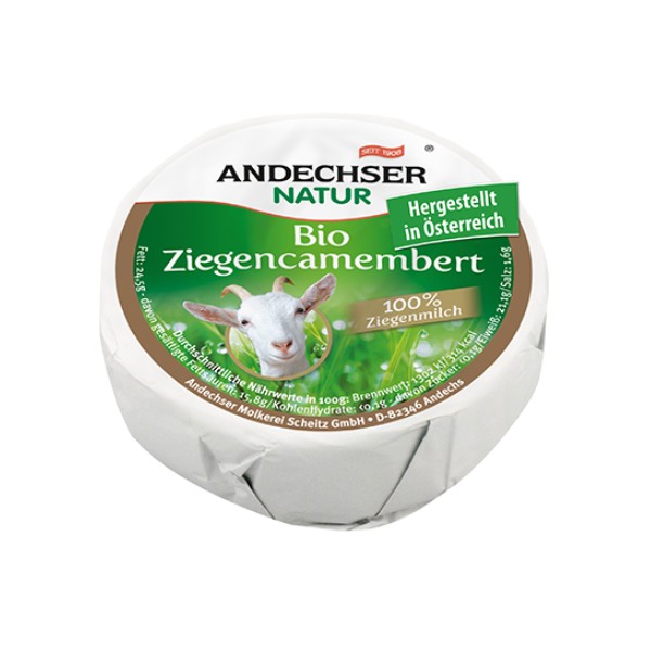 FROMAGE DE CHEVRE STYLE CAMENBERT 100g FROMAGE DE CHEVRE STYLE CAMENBERT 100g