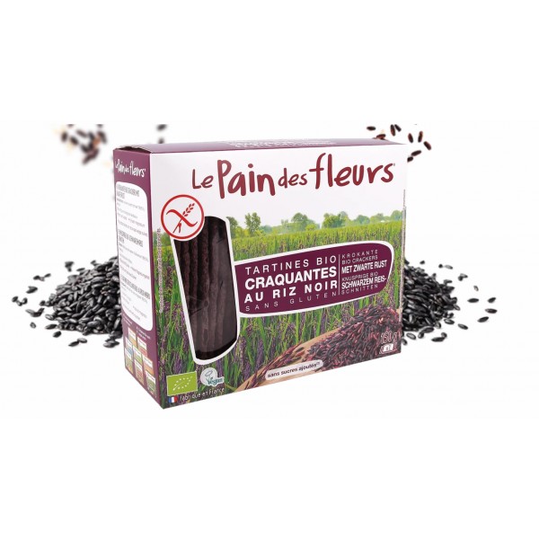 PAIN DES FLEURS RIZ NOIR 150g PAIN DES FLEURS RIZ NOIR 150g