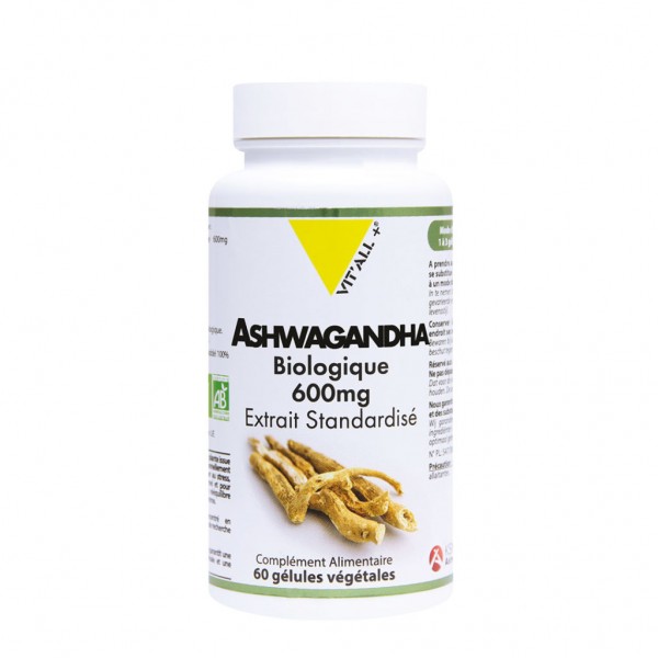 VIT'ALL+ ASHWAGANDHA 600 MG 60 GELULES VEGETALES VIT'ALL+ ASHWAGANDHA 600 MG 60 GELULES VEGETALES