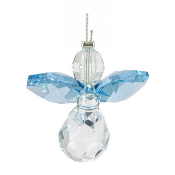 ANGE SWAROVSKI AIGUE MARINE/MARS 2,5cm ANGE SWAROVSKI AIGUE MARINE/MARS 2,5cm