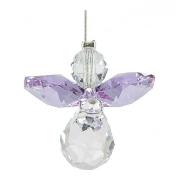 ANGE SWAROVSKI AMETHYSTE CLAI/JUIN 2,5cm ANGE SWAROVSKI AMETHYSTE CLAI/JUIN 2,5cm