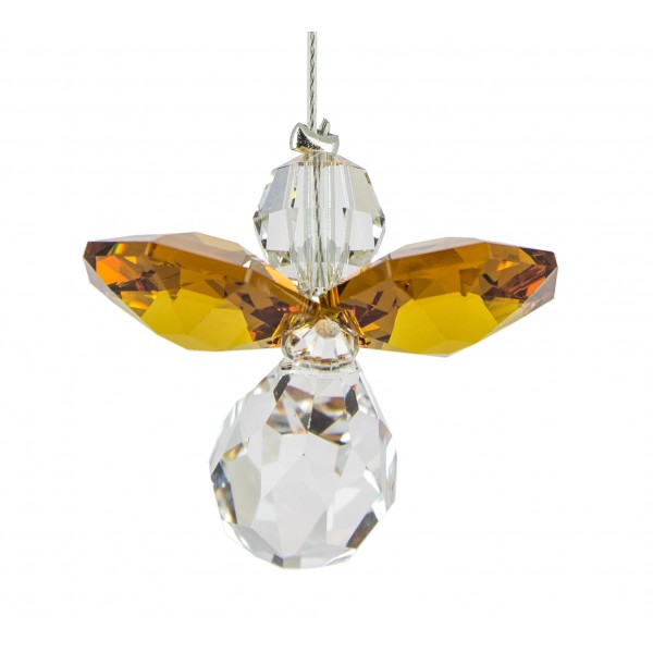 ANGE SWAROVSKI TOPAZE/NOVEMBRE 2,5cm ANGE SWAROVSKI TOPAZE/NOVEMBRE 2,5cm