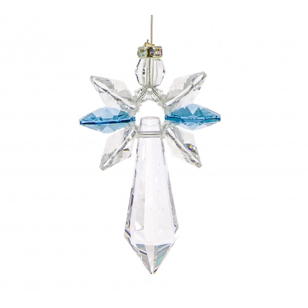ARCHANGE SWAROVSKI AIGUEMARINE/MARS5,5cm ARCHANGE SWAROVSKI AIGUEMARINE/MARS5,5cm