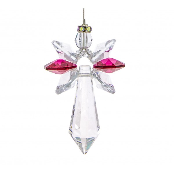 ARCHANGE SWAROVSKI RUBIS/JUILLET 5,5cm ARCHANGE SWAROVSKI RUBIS/JUILLET 5,5cm