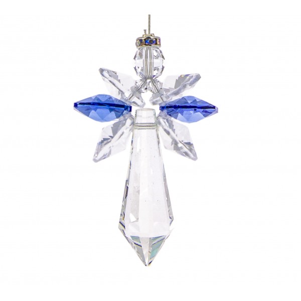 ARCHANGE SWAROVSKI SAPHIR/SEPT 5,5cm ARCHANGE SWAROVSKI SAPHIR/SEPT 5,5cm