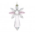 ARCHANGE SWAROVSKI QUARTZROSE/OCT  5,5cm