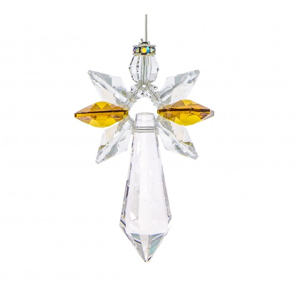 ARCHANGE SWAROVSKI TOPAZE/NOVEMBRE 5,5cm ARCHANGE SWAROVSKI TOPAZE/NOVEMBRE 5,5cm