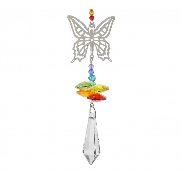 FANTAISIE CRISTAL FEE PAPILLON 12,5cm FANTAISIE CRISTAL FEE PAPILLON 12,5cm