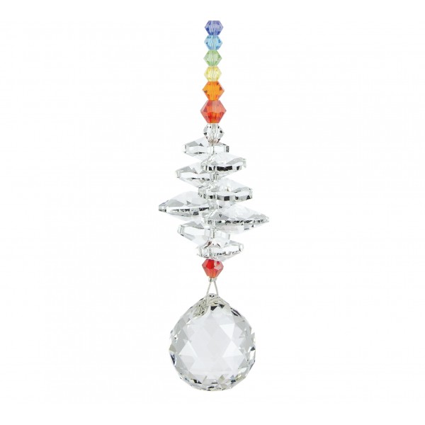 CASCADE CRISTAL CHAKRAS/GM BOULE 3cm CASCADE CRISTAL CHAKRAS/GM BOULE 3cm