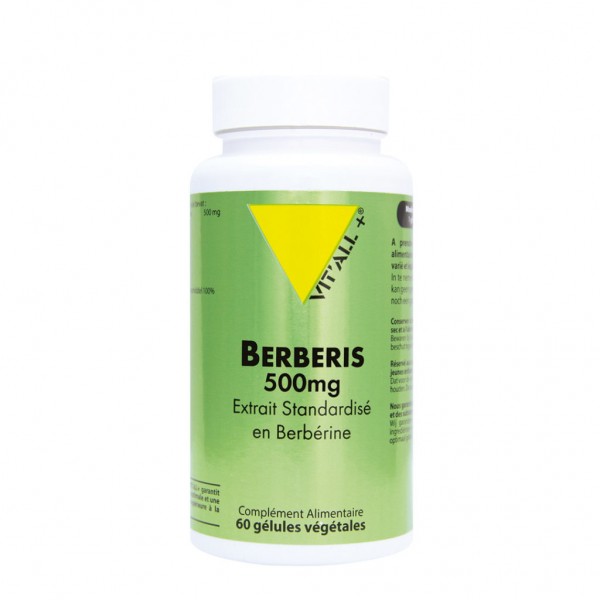 VIT'ALL+ BERBERIS 500 MG 60 GELULES VEGETALES VIT'ALL+ BERBERIS 500 MG 60 GELULES VEGETALES