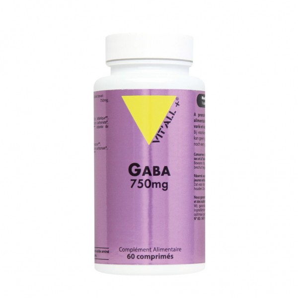 VIT'ALL+ GABA 750 MG 60 COMPRIMES VIT'ALL+ GABA 750 MG 60 COMPRIMES
