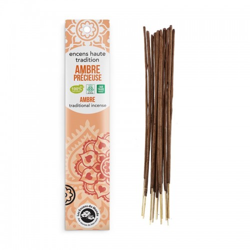 ENCENS INDIEN  AMBRE   BÂTONNET
