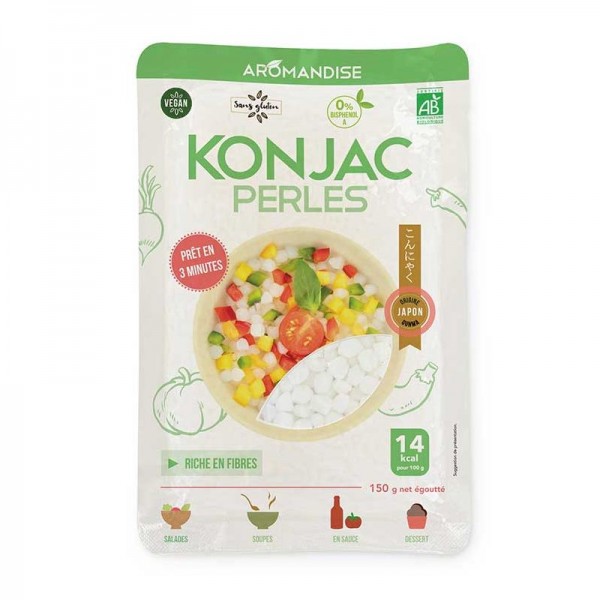 KONJAC perles sans gluten 150g KONJAC perles sans gluten 150g