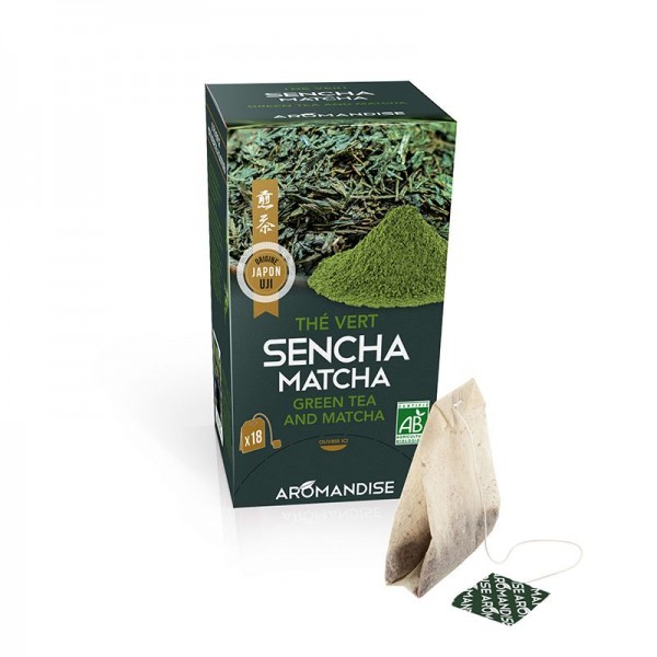 SENCHA MATCHA 18 infusettes x2g SENCHA MATCHA 18 infusettes x2g