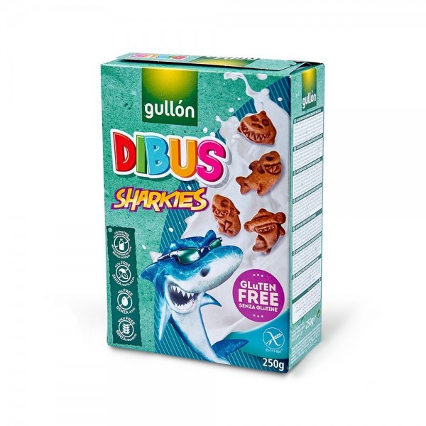 SHARKIES sans gluten/oeuf/lait 250g SHARKIES sans gluten/oeuf/lait 250g