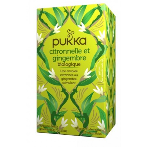 CITRONNELLE GINGEMBRE TISANE x20achets