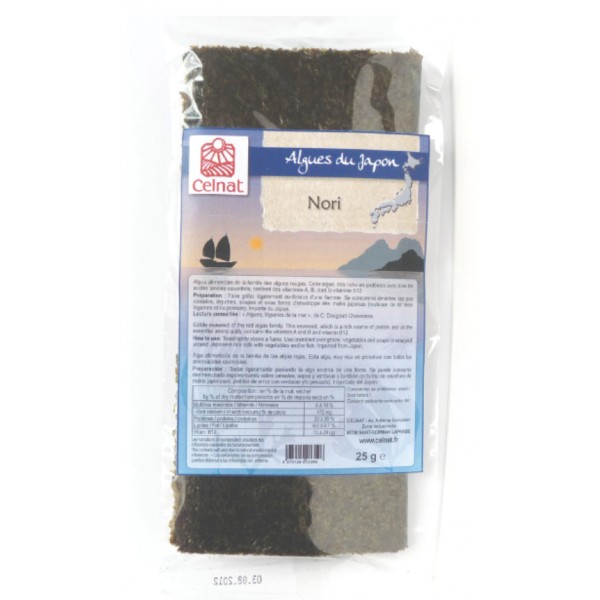 ALGUE NORI 10 feuilles 25g ALGUE NORI 10 feuilles 25g