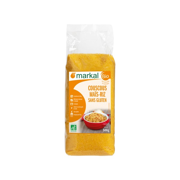 Couscous maïs riz 500 gr Couscous maïs riz 500 gr