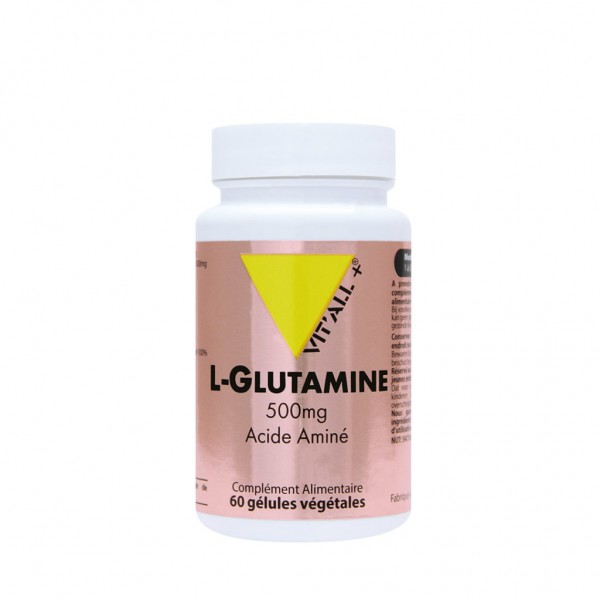 VIT'ALL+ L-GLUTAMINE 500 MG 100 GELULES VEGETALES VIT'ALL+ L-GLUTAMINE 500 MG 100 GELULES VEGETALES