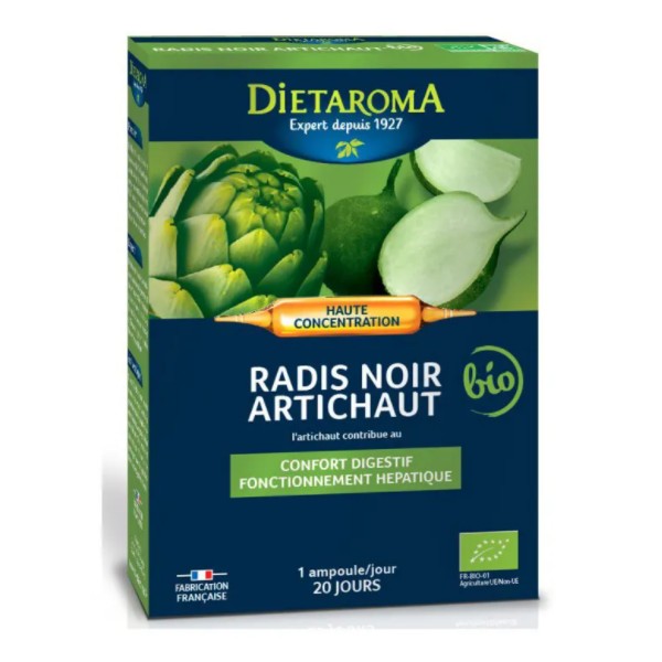 ARTICHAUT RADIS NOIR ampoules 20x10ml ARTICHAUT RADIS NOIR ampoules 20x10ml