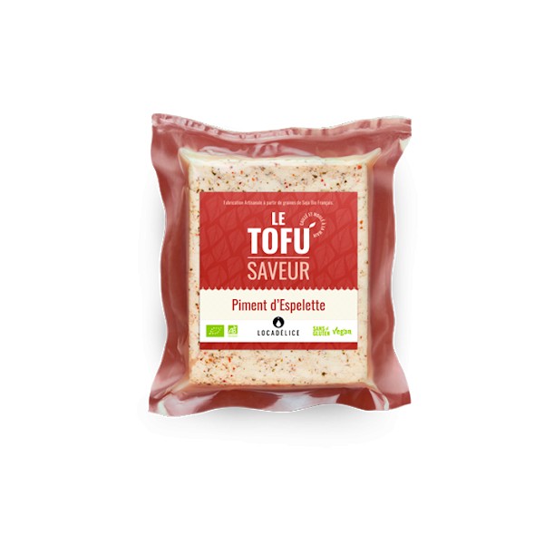 TOFU PIMENT ESPELETTE AIL DES OURS 180g TOFU PIMENT ESPELETTE AIL DES OURS 180g
