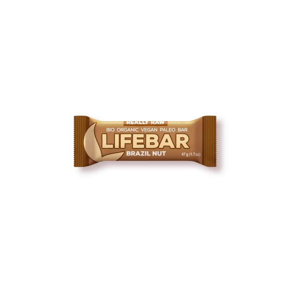 LIFEBAR CRU ENERGIE BRAZILNUT 47g LIFEBAR CRU ENERGIE BRAZILNUT 47g
