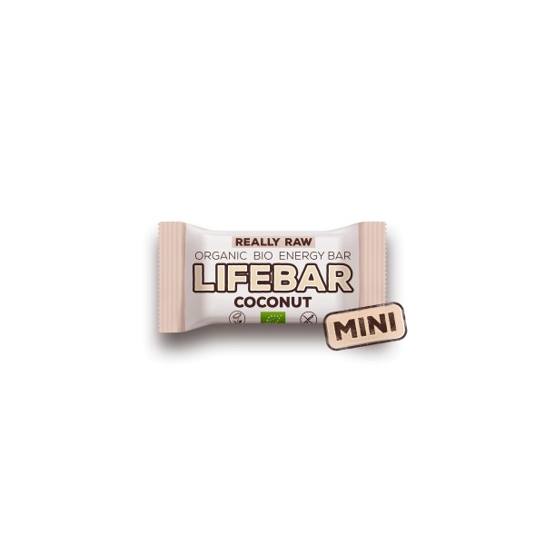 LIFEBAR MINI CRU NOIX COCO s/sgluten 25g LIFEBAR MINI CRU NOIX COCO s/sgluten 25g