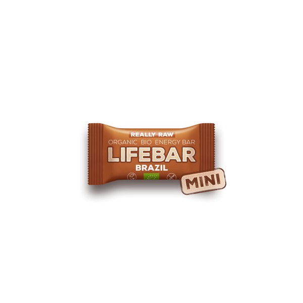 LIFEBAR MINI CRU NOIX BRESILs/sgluten25g LIFEBAR MINI CRU NOIX BRESILs/sgluten25g