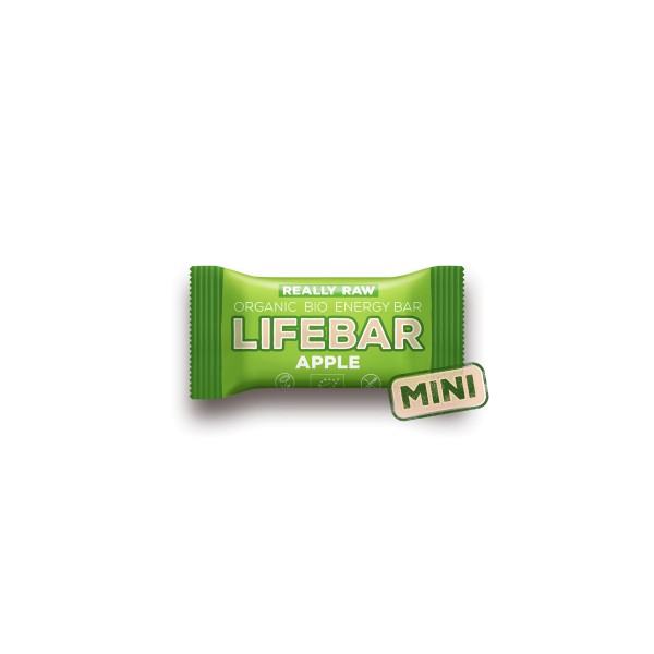 LIFEBAR MINI CRU POMME s/sgluten25g LIFEBAR MINI CRU POMME s/sgluten25g