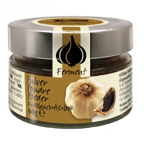 AIL NOIR FERMENTE poudre 60g AIL NOIR FERMENTE poudre 60g