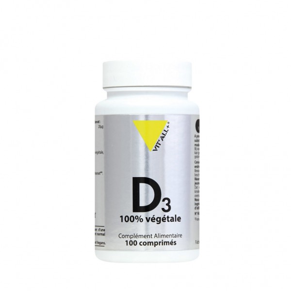 VIT'ALL+ VITAMINE D3 800 UI 100 COMPRIMES SECABLES VIT'ALL+ VITAMINE D3 800 UI 100 COMPRIMES SECABLES