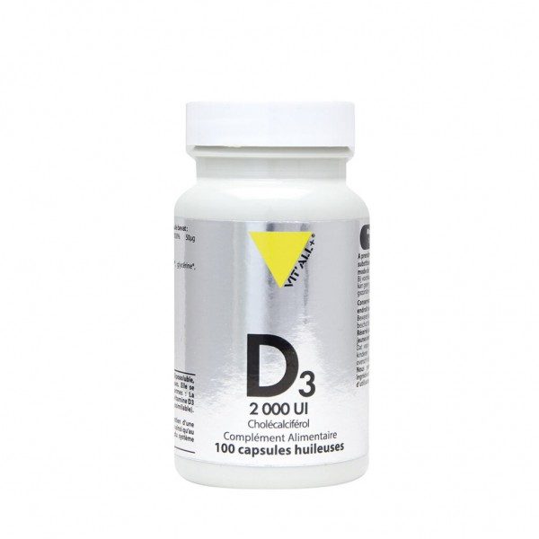 VIT'ALL+ VITAMINE D3 2000 UI 250 CAPSULES HUILEUSES VIT'ALL+ VITAMINE D3 2000 UI 250 CAPSULES HUILEUSES