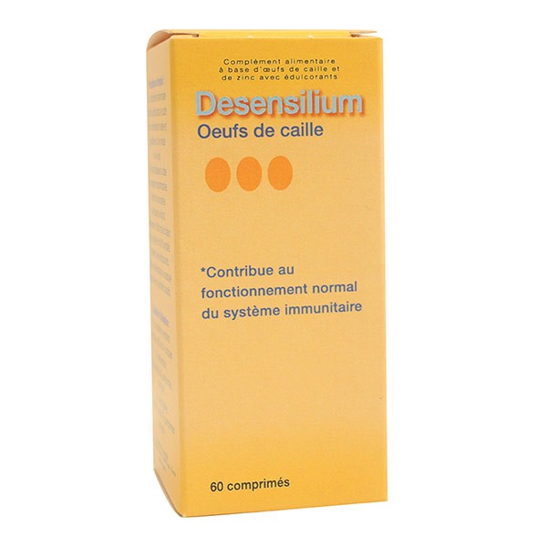 DESENSILIUM OEUFS CAILLE 60 comprimés DESENSILIUM OEUFS CAILLE 60 comprimés
