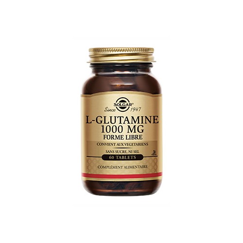 SOLGAR L-GLUTAMINE 1000 MG 60 COMPRIMES