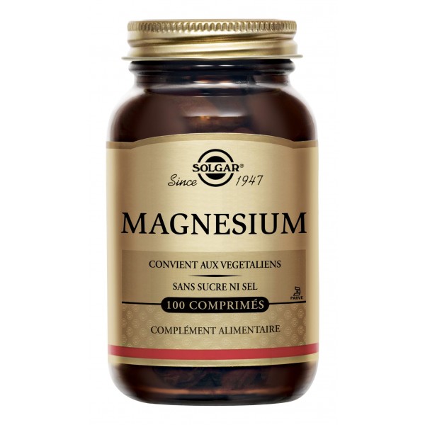 SOLGAR MAGNESIUM 100 COMPRIMES SOLGAR MAGNESIUM 100 COMPRIMES