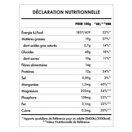 AVOINE DIVINE CACAO & NOISETTES  360g