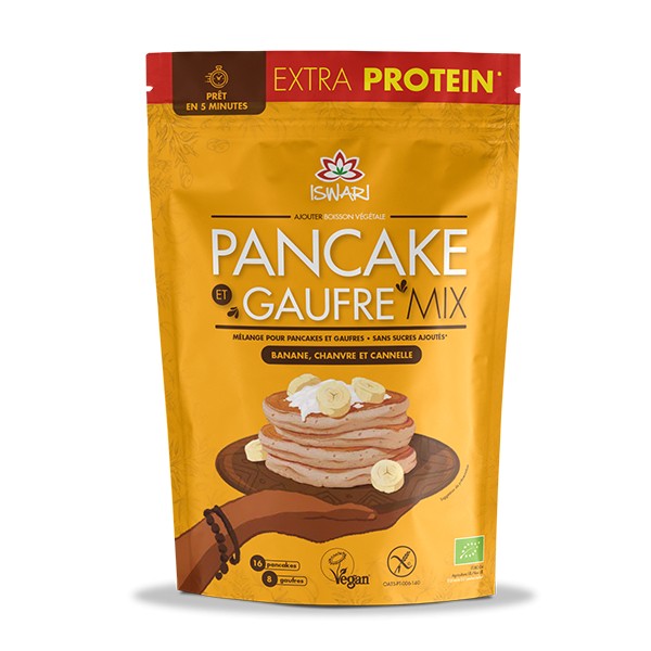 PANCAKE BANANE CHANVRE CANNELLE 400g PANCAKE BANANE CHANVRE CANNELLE 400g