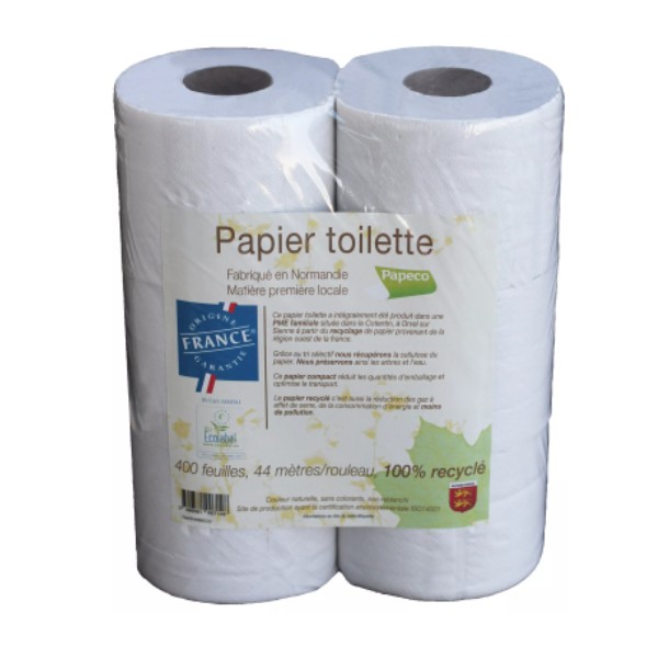 PAPIER TOILETTE x6 rouleaux 400 feuilles PAPIER TOILETTE x6 rouleaux 400 feuilles