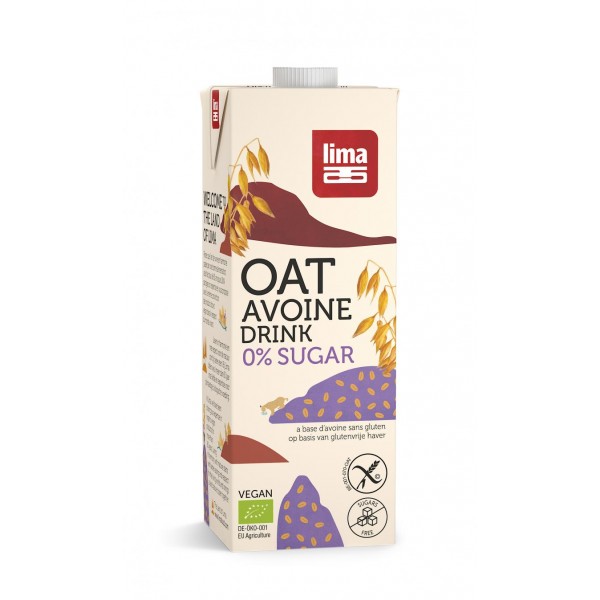 OAT AVOINE DRINK 0% sucre/ss gluten 1L OAT AVOINE DRINK 0% sucre/ss gluten 1L