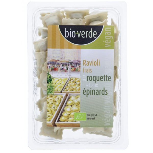 RAVIOLI FRAIS ROQUETTE EPINARDS 250g RAVIOLI FRAIS ROQUETTE EPINARDS 250g
