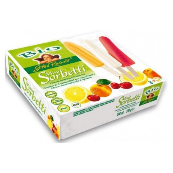 MINI SORBETTI CITRON ABRICOT CERISEx8 MINI SORBETTI CITRON ABRICOT CERISEx8