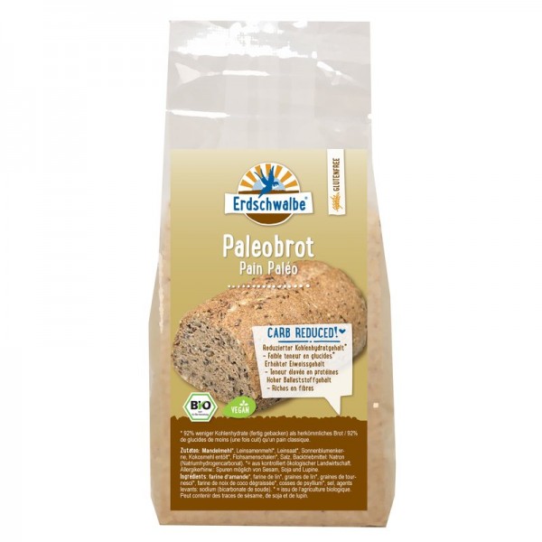 PAIN PALEO gluten faible glycémie300g PAIN PALEO gluten faible glycémie300g