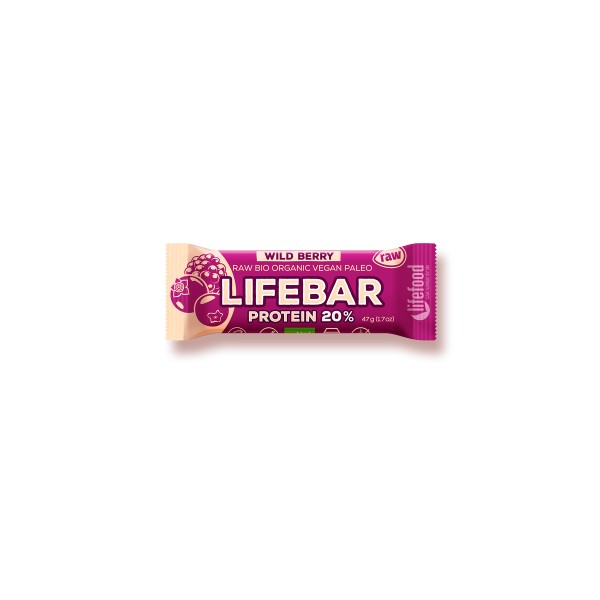 LIFEBAR WILD BERRY 20% 47g LIFEBAR WILD BERRY 20% 47g